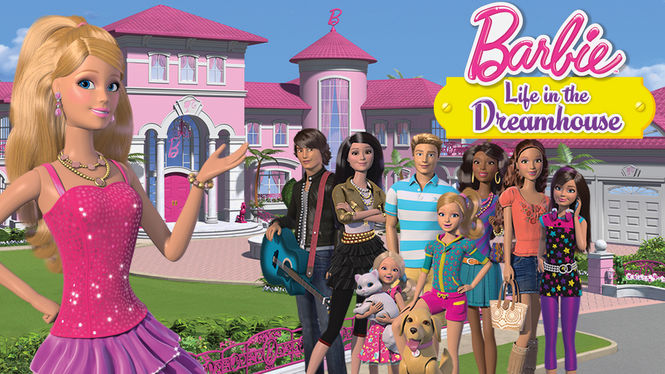 barbie house tv